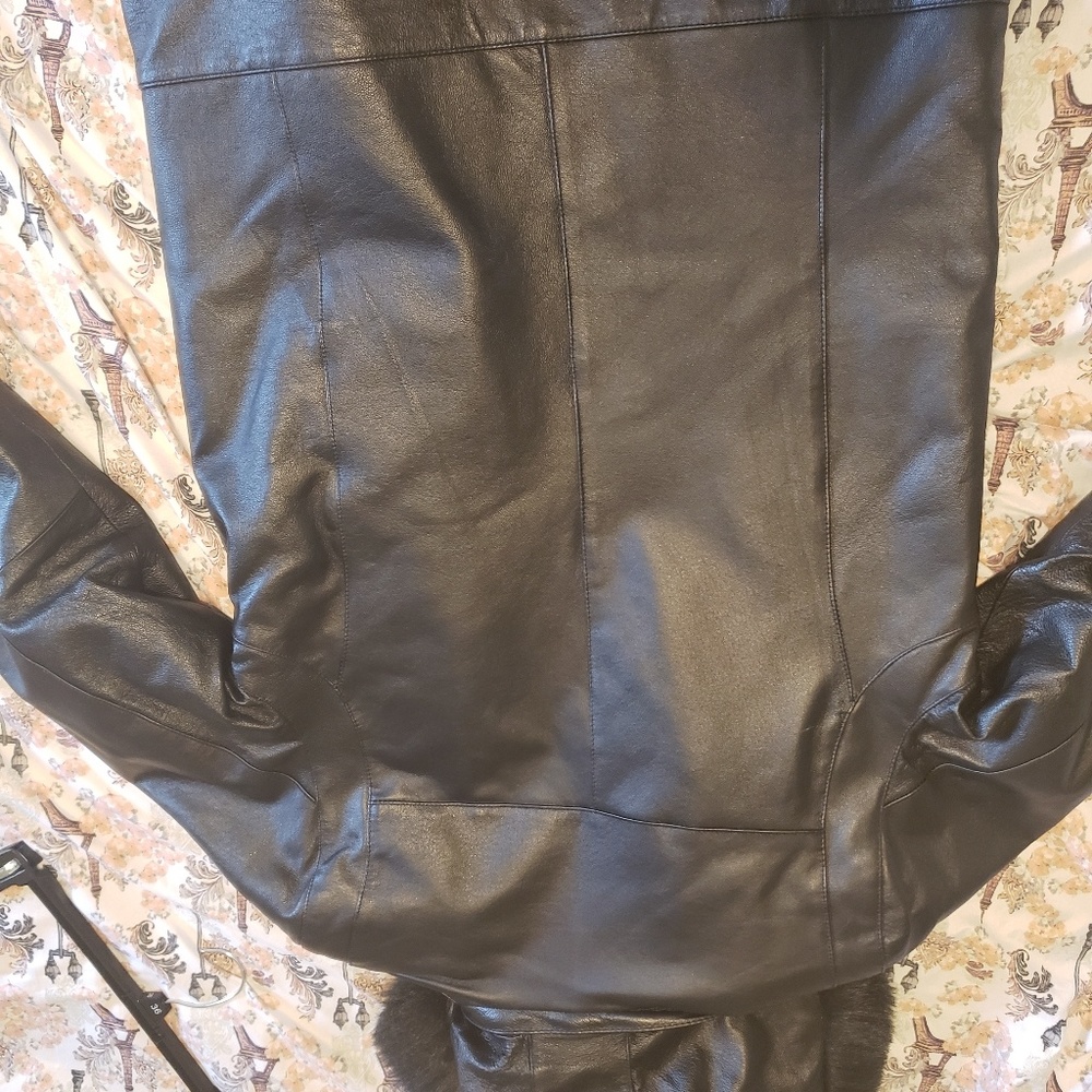 Leather jacket